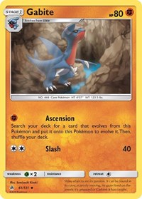 Gabite 61/131 · Reverse Holo