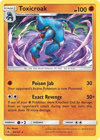 Toxicroak 64/131 · Reverse Holo
