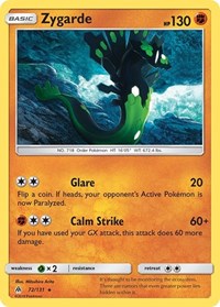 Zygarde 72/131 · Reverse Holo