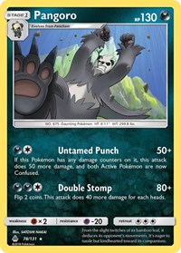 Pangoro 78/131 · Reverse Holo