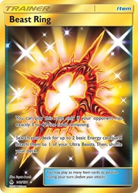 Beast Ring Secret 141/131 Forbidden Light Pokémon card
