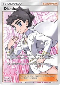 Diantha Full Art 130/131 Forbidden Light Pokémon card