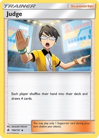 Judge 108/131 Forbidden Light Reverse Holo Pokémon card