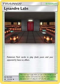 Lysandre Labs 111/131 Forbidden Light Reverse Holo Pokémon card