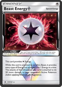 Beast Energy Prism Star 117/131 Forbidden Light Pokémon card