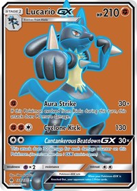 Lucario GX Full Art 122/131