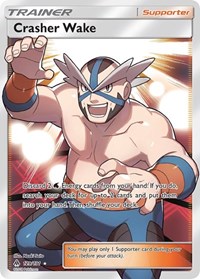 Crasher Wake Full Art 129/131 Forbidden Light Pokémon card