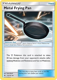 Metal Frying Pan 112/131 Forbidden Light Reverse Holo Pokémon card