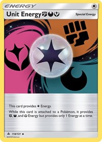 Unit Energy FDY 118/131 Forbidden Light Reverse Holo Pokémon card