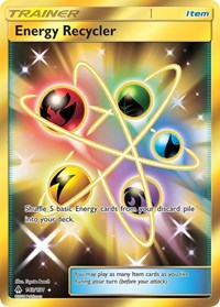 Energy Recycler Secret 143/131 Forbidden Light Pokémon card