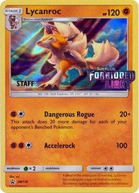 Lycanroc (Prerelease) [Staff] SM118