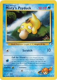 Misty's Psyduck [W Stamped] 054/132