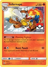 Infernape (Pokemon League) 023/156 · Reverse Holo