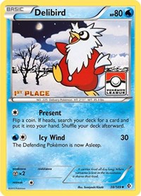 Delibird (Pokemon League) [1st Place] 038/149 · Reverse Holo