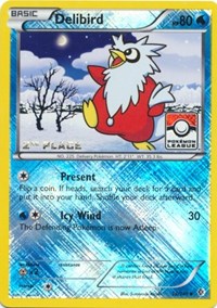 Delibird (Pokemon League) [2nd Place] 038/149 · Reverse Holo