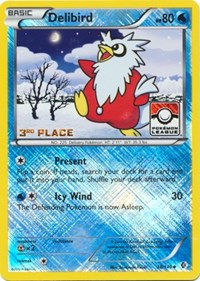 Delibird (Pokemon League) [3rd Place] 038/149 · Reverse Holo