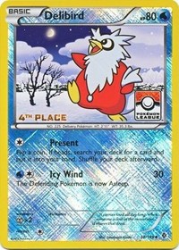 Delibird (Pokemon League) [4th Place] 038/149 · Reverse Holo