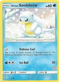 Alolan Sandshrew (29) 19/145
