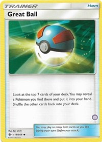 Great Ball (25) (Alolan Sandslash Half-Deck) 119/149 SM Trainer Kit: Alolan Sandslash & Alolan Ninetales Pokémon card
