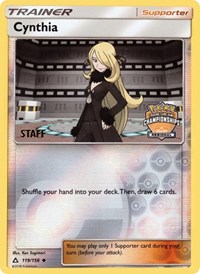 Cynthia (Regional Championships) [Staff] 119/156 League & Championship Cards Reverse Holo Pokémon card