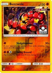Buzzwole (Pokemon League) 077/131 · Reverse Holo