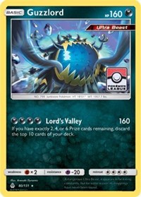 Guzzlord (Pokemon League) 080/131 · Reverse Holo