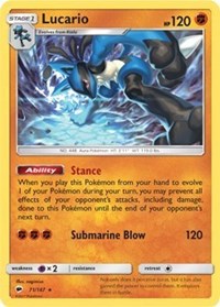 Lucario (SM - Burning Shadows) 71
