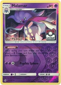 Malamar (League Challenge) [4th Place] 051/131 · Reverse Holo