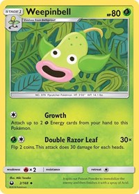 Weepinbell 2/168 · Reverse Holo