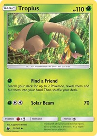 Tropius 21/168 · Reverse Holo