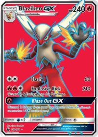 Blaziken GX Full Art 153/168