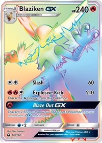 Blaziken GX Secret 170/168