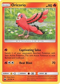 Oricorio 30/168 · Reverse Holo