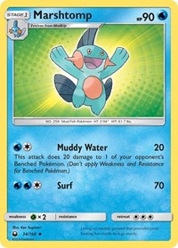 Marshtomp 34/168 · Reverse Holo