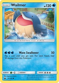 Wailmer 39/168 · Reverse Holo