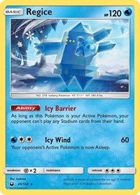 Regice 45/168 · Reverse Holo