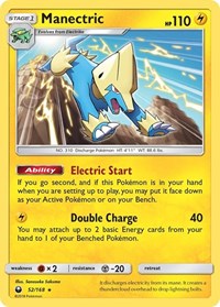 Manectric 52/168 · Reverse Holo