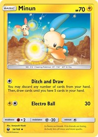 Minun 54/168 · Reverse Holo