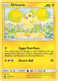 Oricorio 55/168 · Reverse Holo