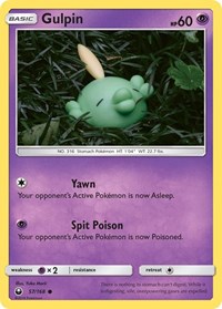 Gulpin 57/168 · Reverse Holo