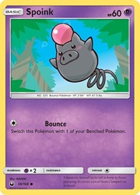 Spoink 59/168 · Reverse Holo