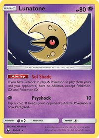 Lunatone 61/168 · Reverse Holo