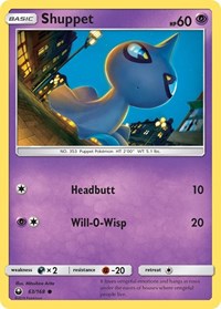 Shuppet 63/168 · Reverse Holo