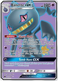 Banette GX Full Art 157/168