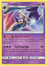 Lunala 70/168 · Reverse Holo