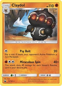 Claydol 79/168 · Reverse Holo