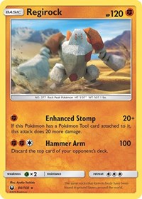 Regirock 80/168 · Reverse Holo