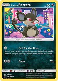 Alolan Rattata 84/168 · Reverse Holo