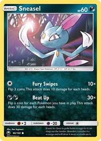 Sneasel 86/168 · Reverse Holo