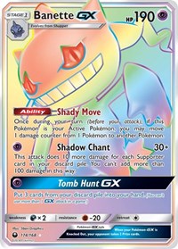 Banette GX Secret 174/168